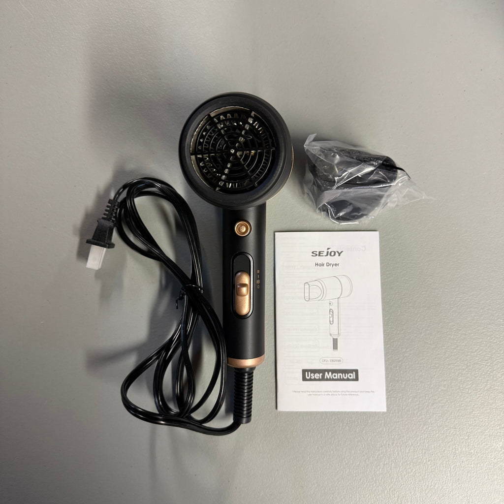SEJOY Hair Dryer - 1800W Professional Ionic Hair Dryer