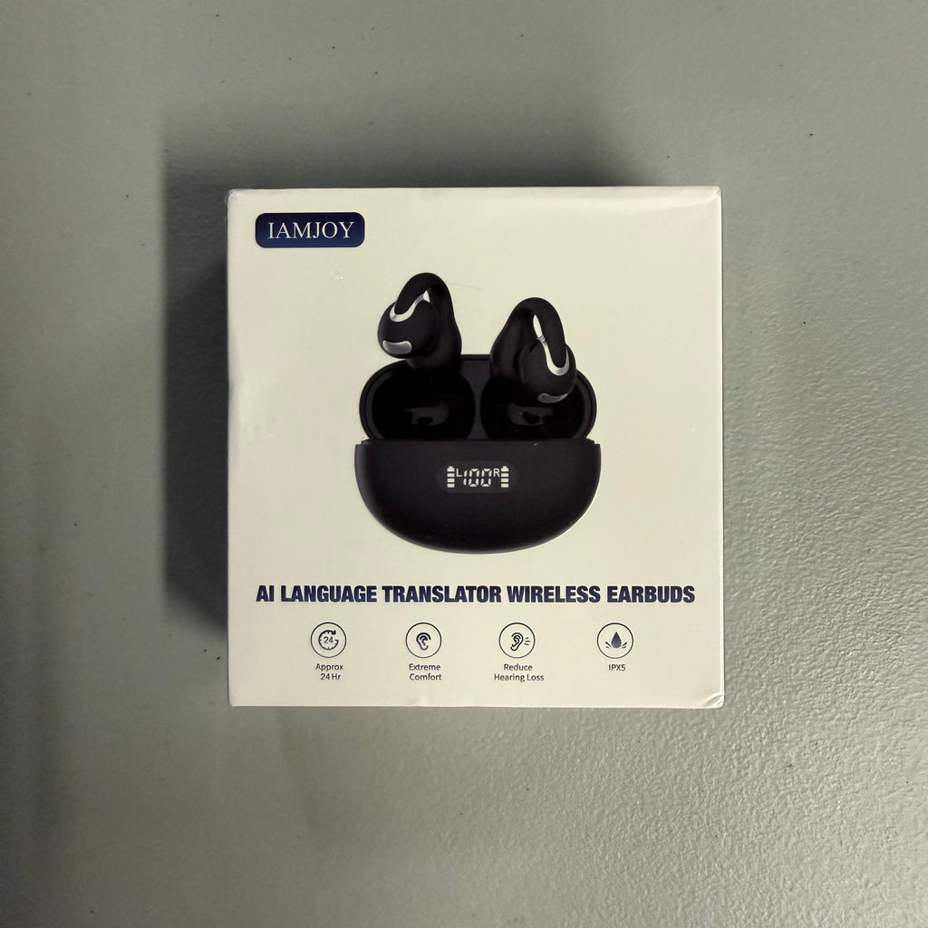 IAMJOY CT28 AI Language Translator Wireless Earbuds (New Sealed)