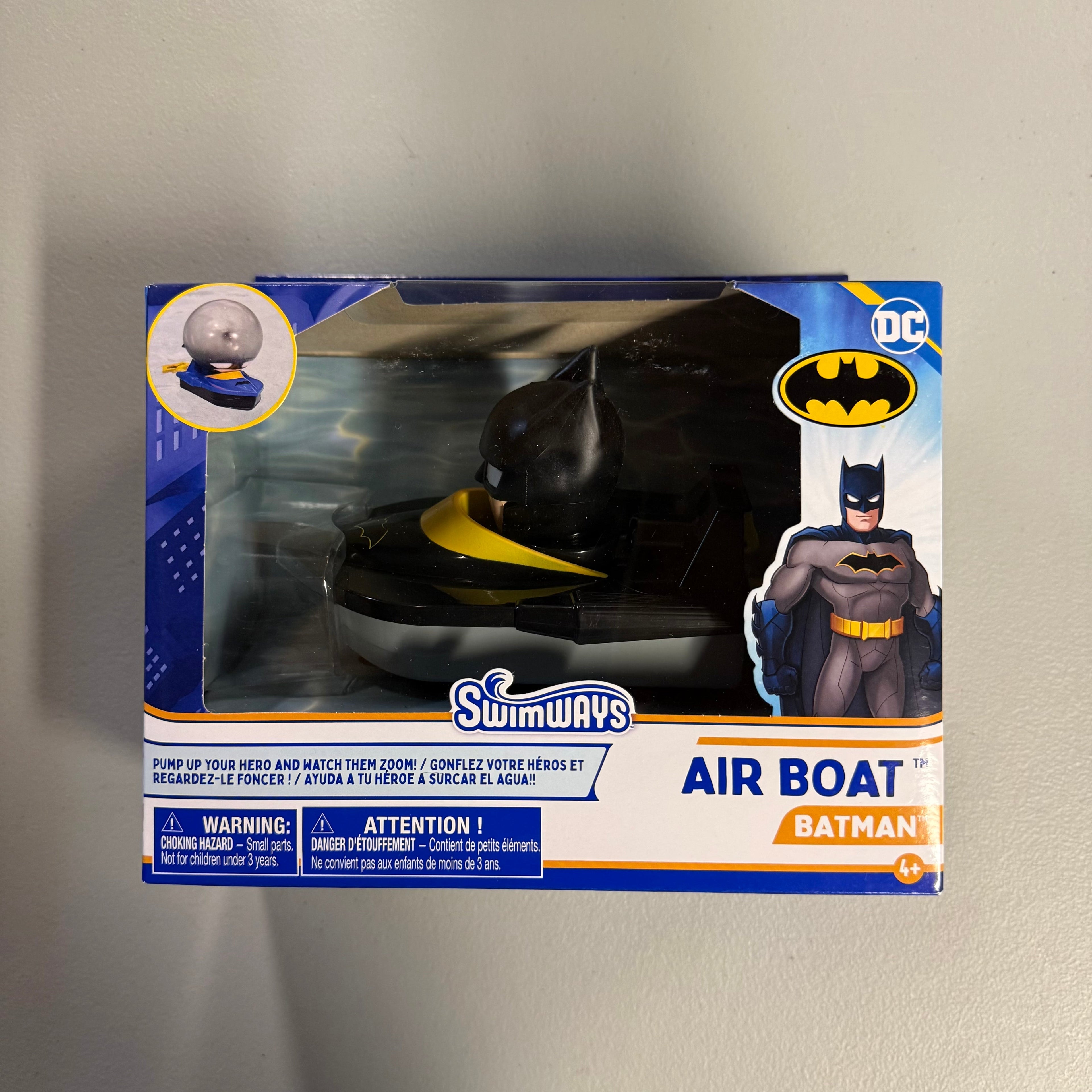 DC Batman SwimWays Air Boat - Pool Toy