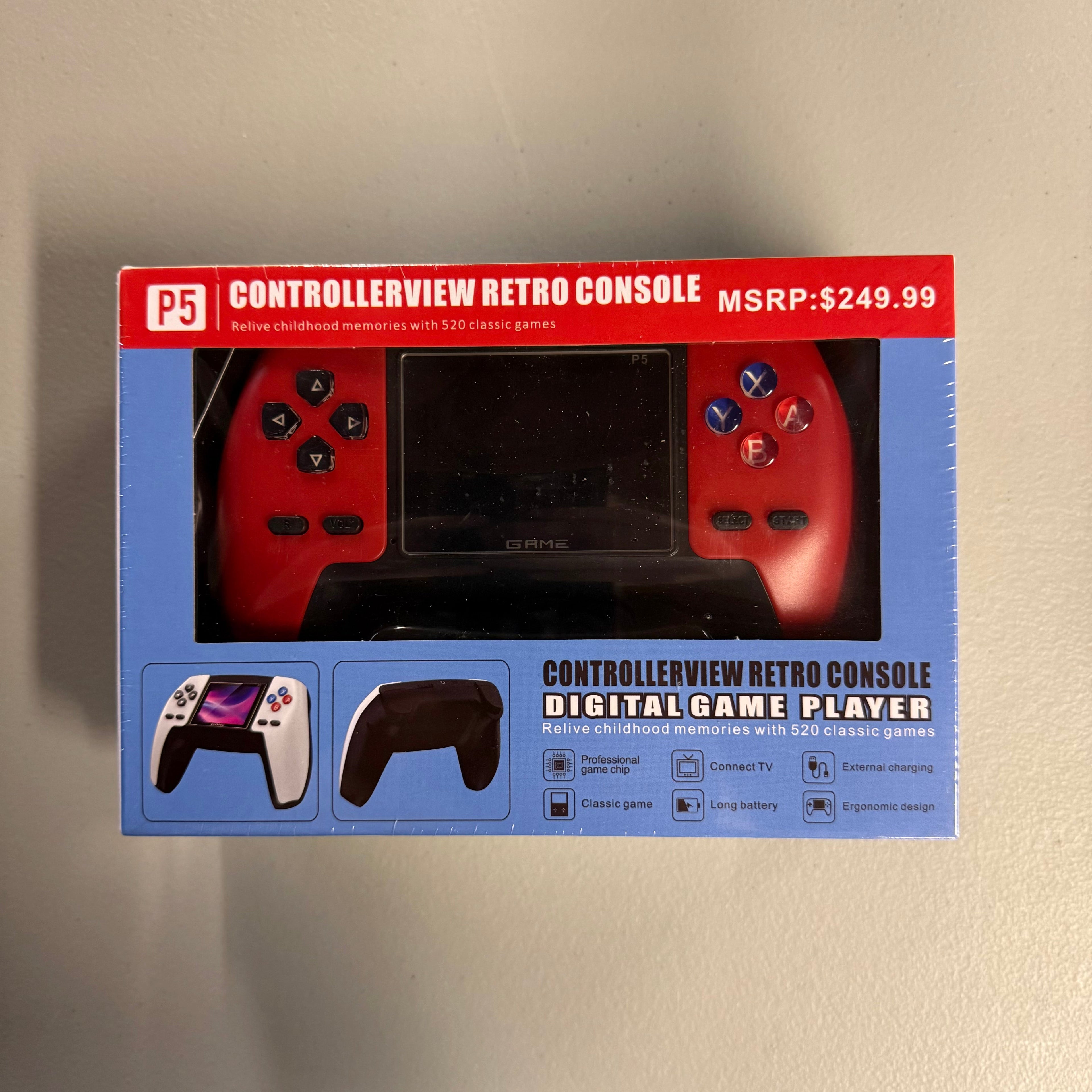 P5 ControllerView Retro Console - Digital Game Player