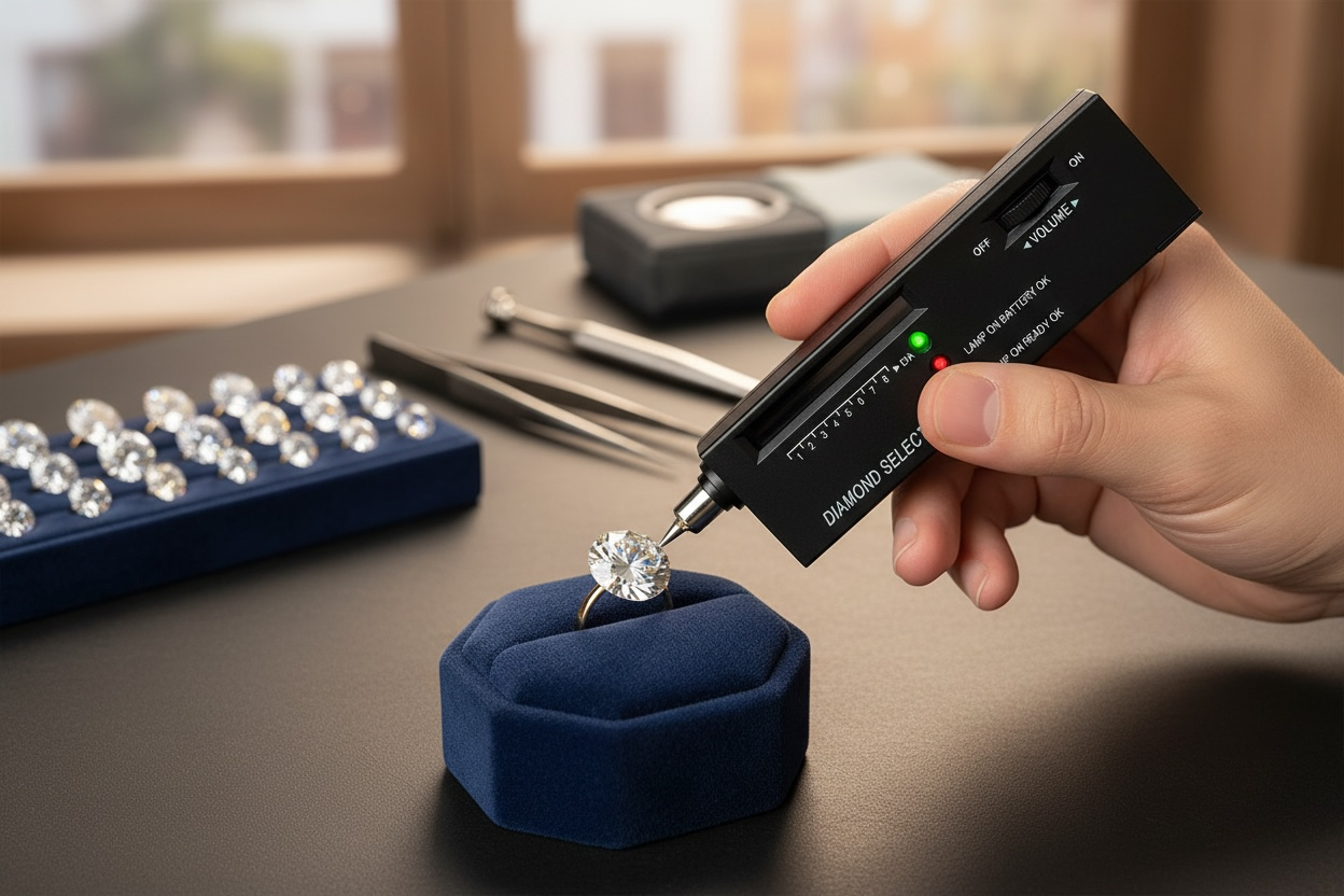 Diamond Selector II Professional Gemstone Tester with Case