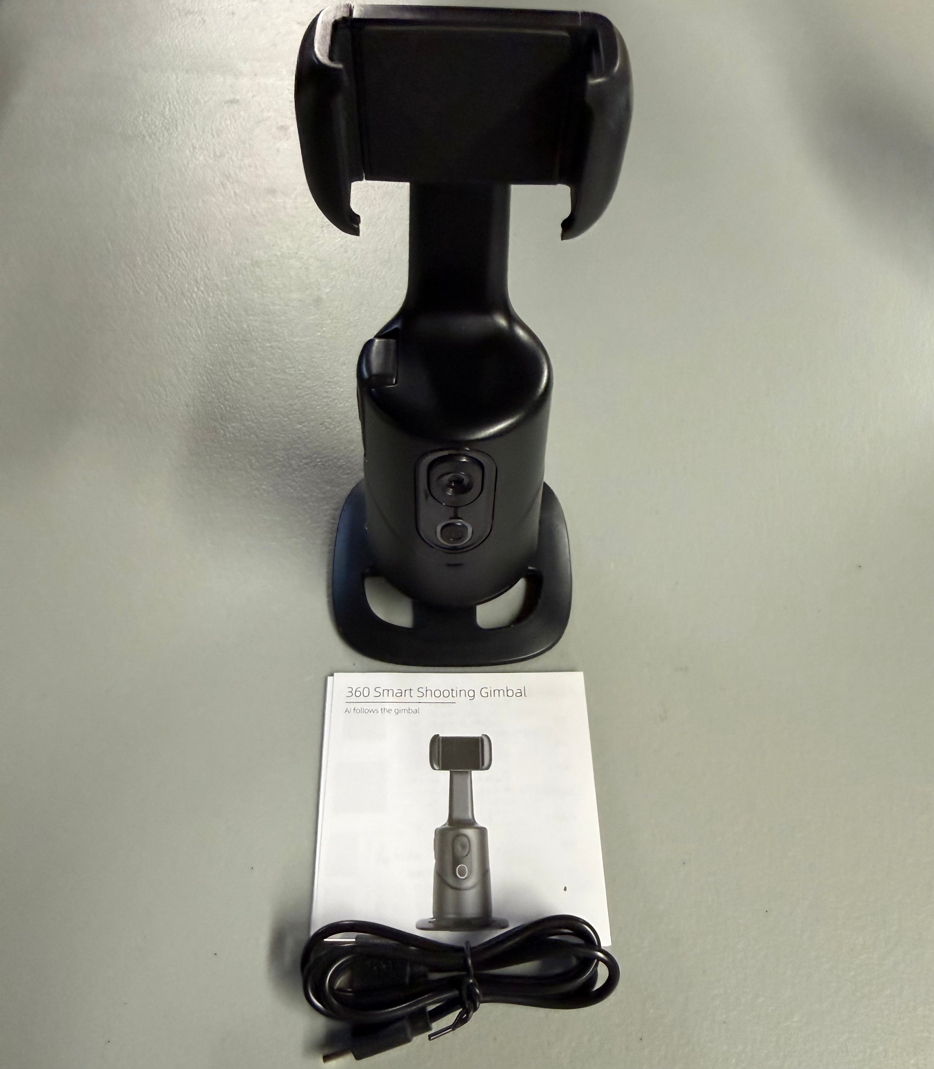 360° Smart Shooting Gimbal Q12 - AI Face Tracking (Open Box Like New)