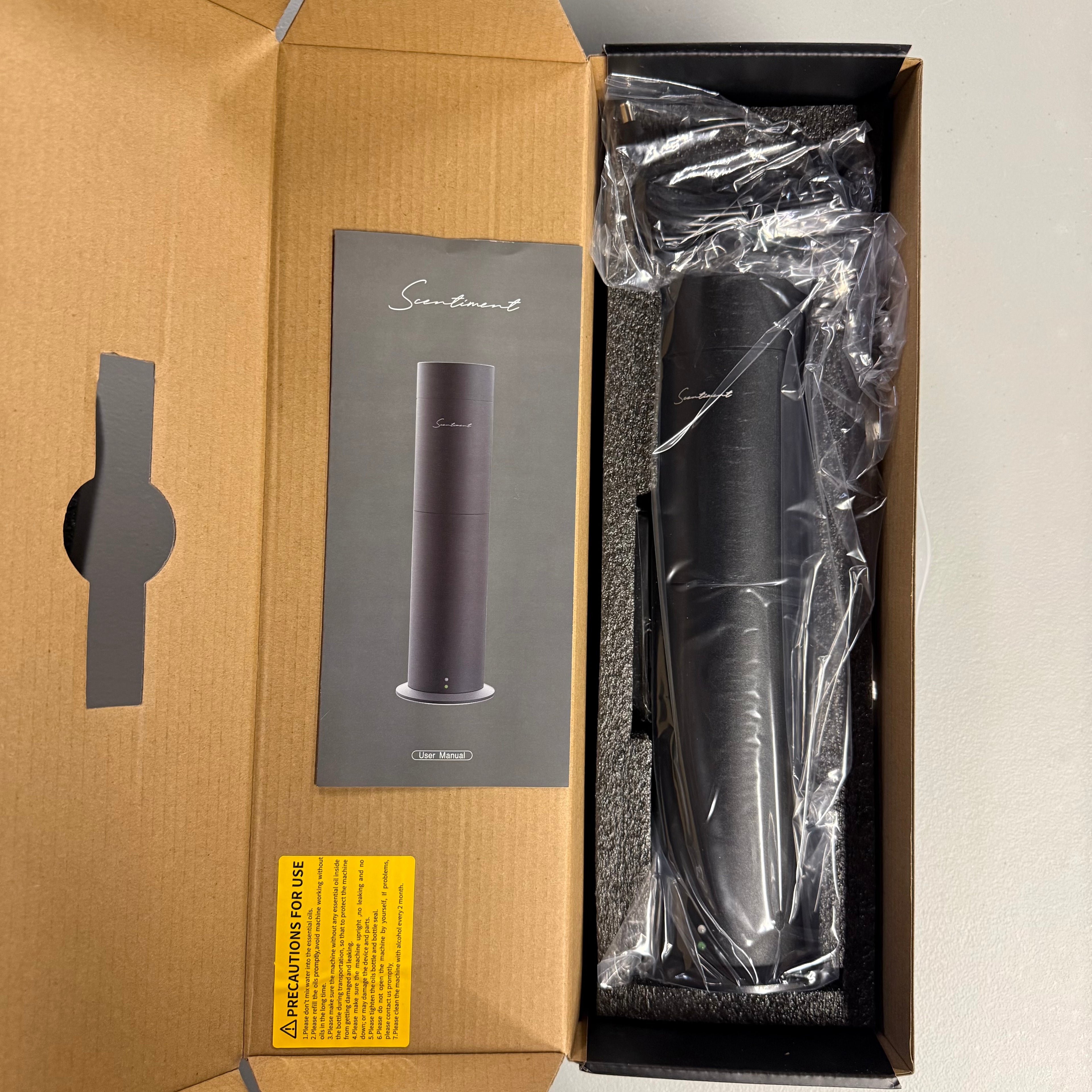 Sentiment Scent Diffuser 4028 - Smart Essential Oil Diffuser (Open Box Like New)