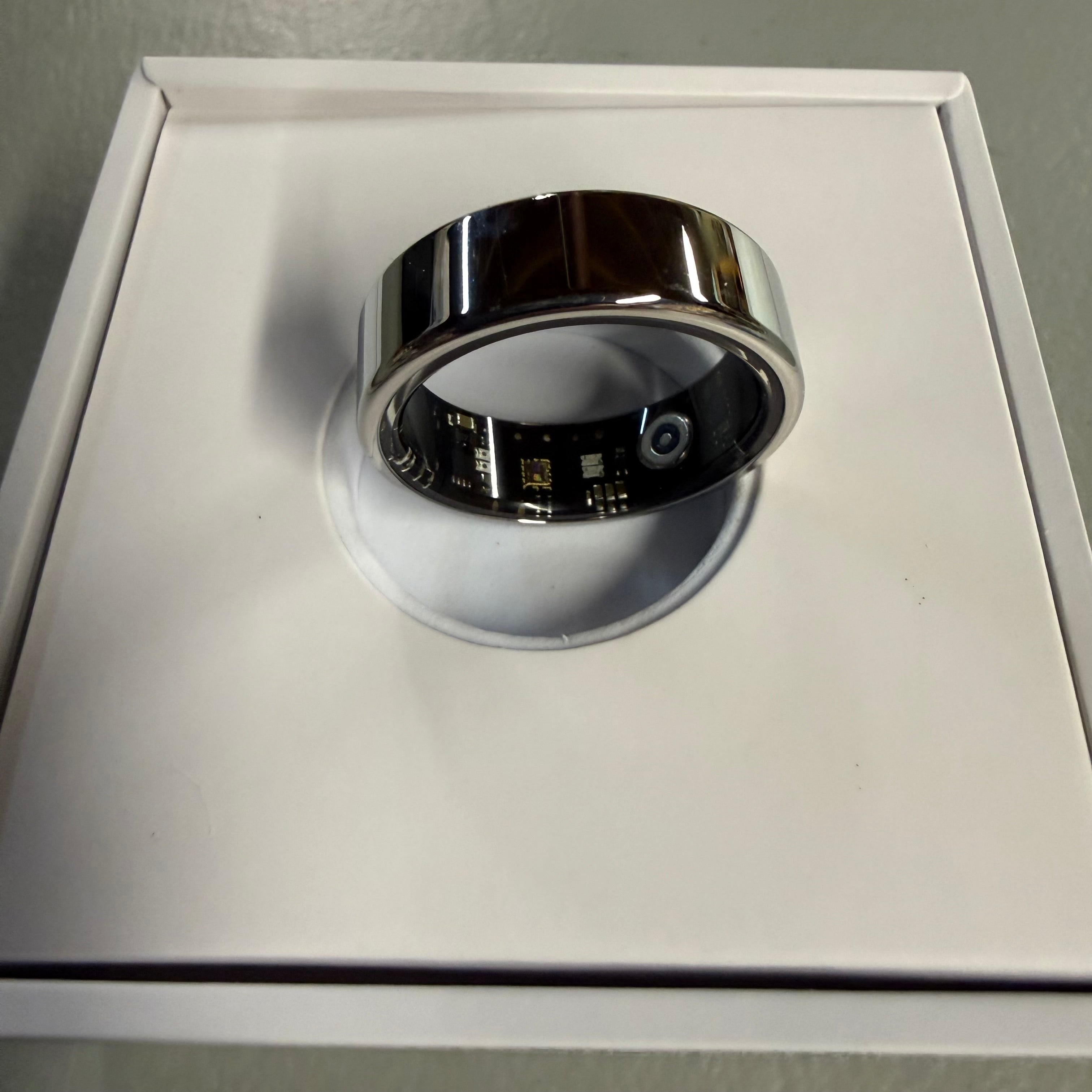BAMBOQINN Smart Ring R02 - Stainless Steel Wearable Tech - Size 12