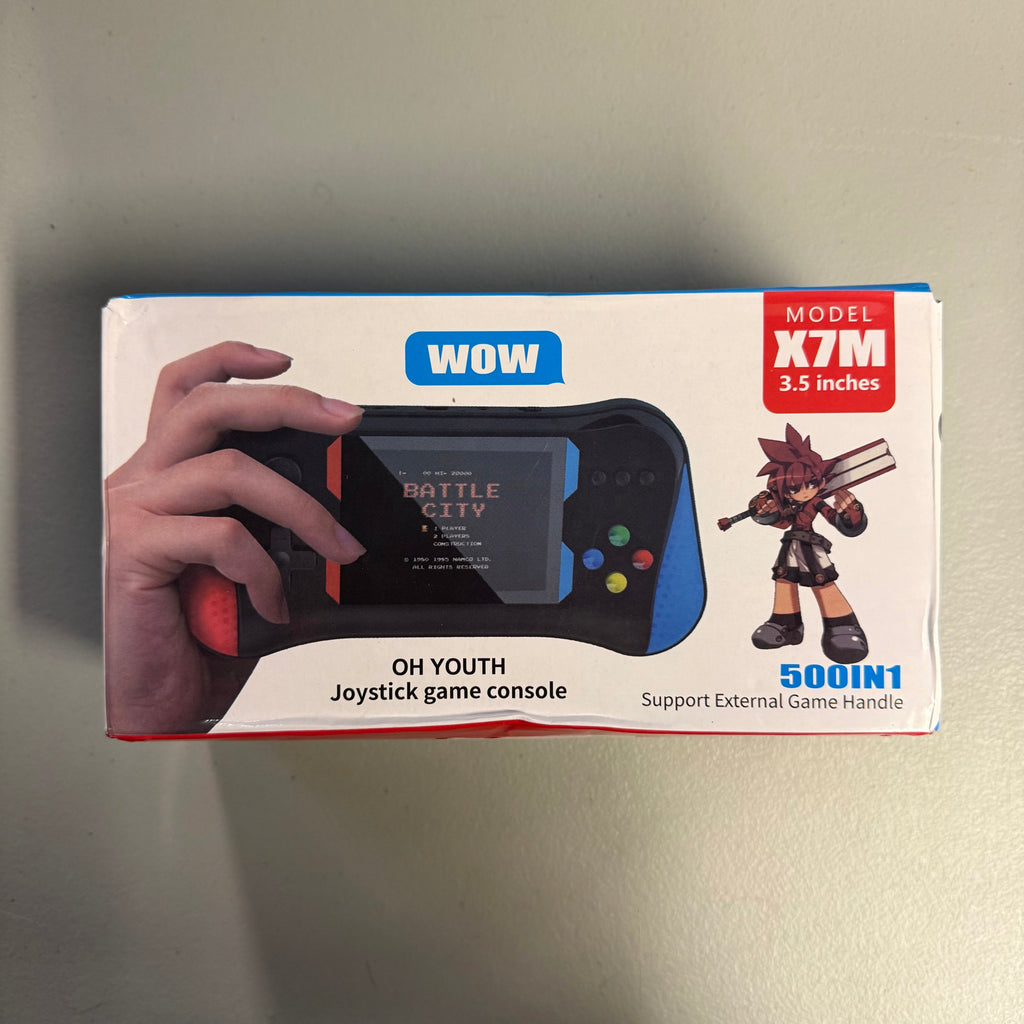 X7M Handheld Game Console 500-in-1 - Open Box Like New