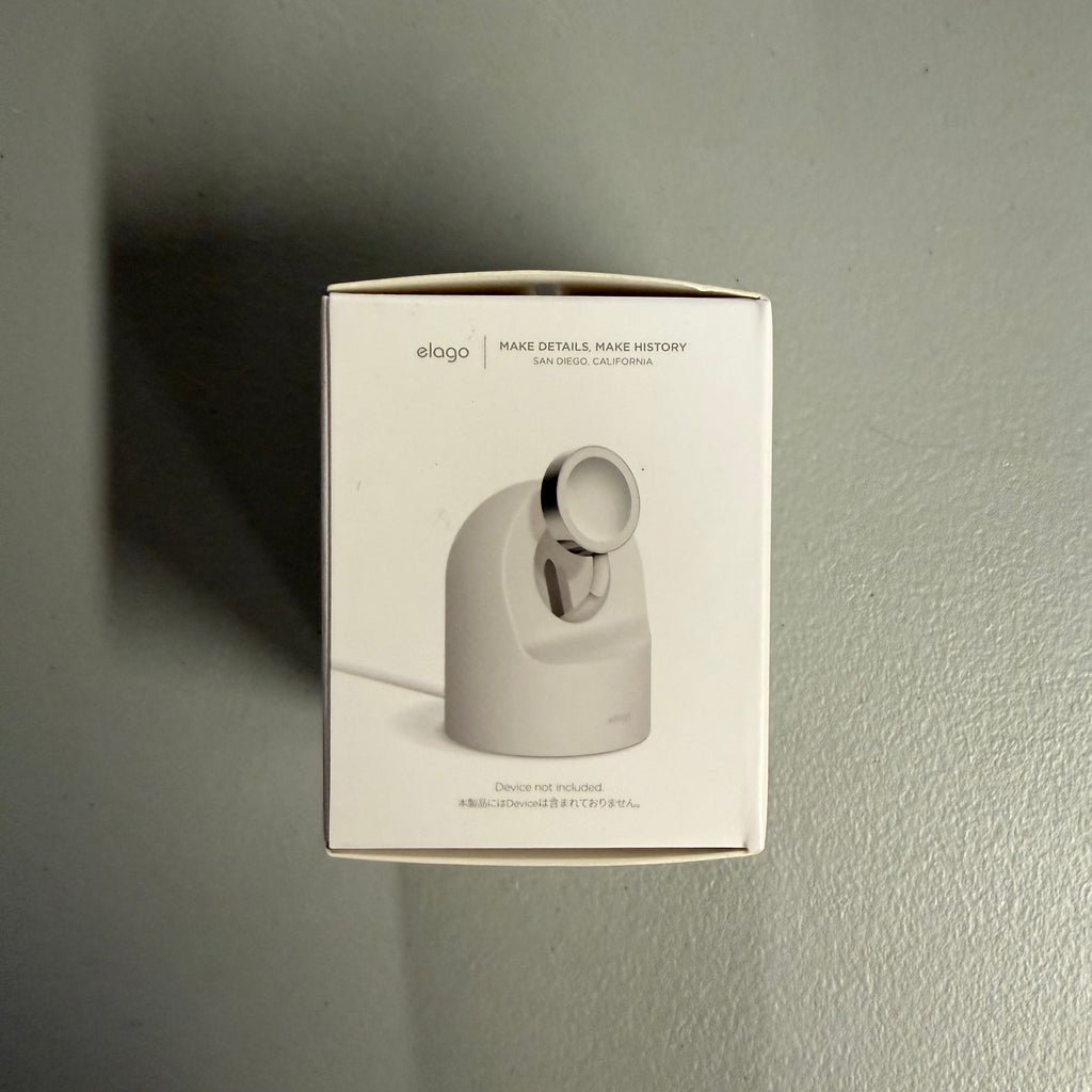 Elago W2 Stand Apple Watch Charging Station - White (Open Box Like New)