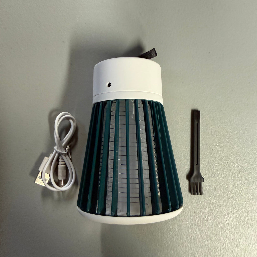 Electric Shock Mosquito Killing Lamp - Green (Open Box, Like New)