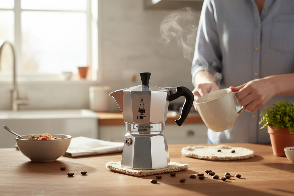 Bialetti Moka Express 1-Cup Espresso Maker - Open Box Like New