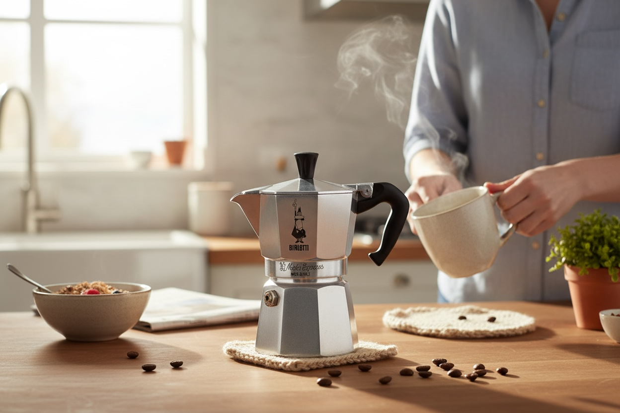 Bialetti Moka Express 1-Cup Espresso Maker - Open Box Like New