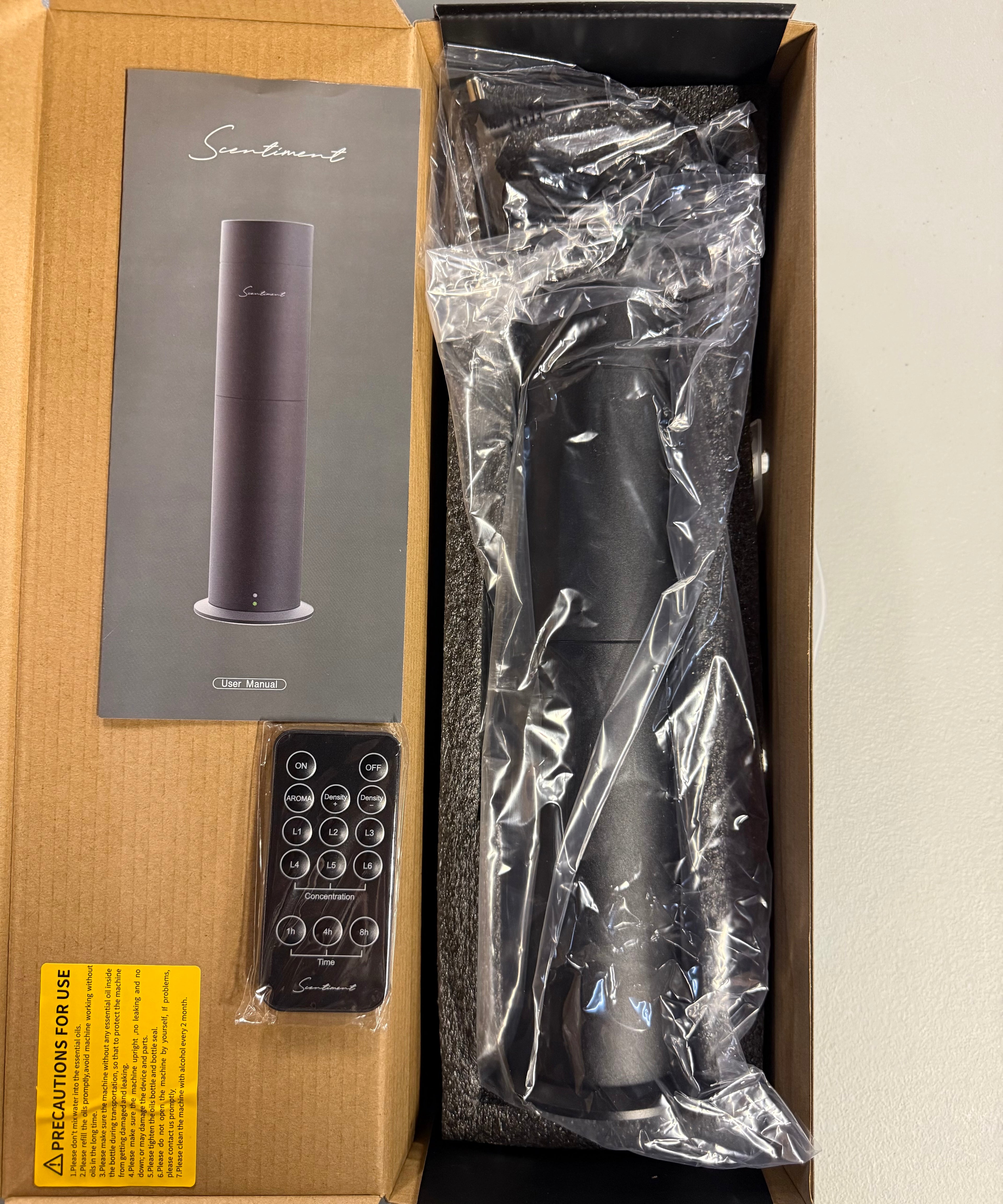 Sentiment Scent Diffuser 4028 - Smart Essential Oil Diffuser (Open Box Like New)