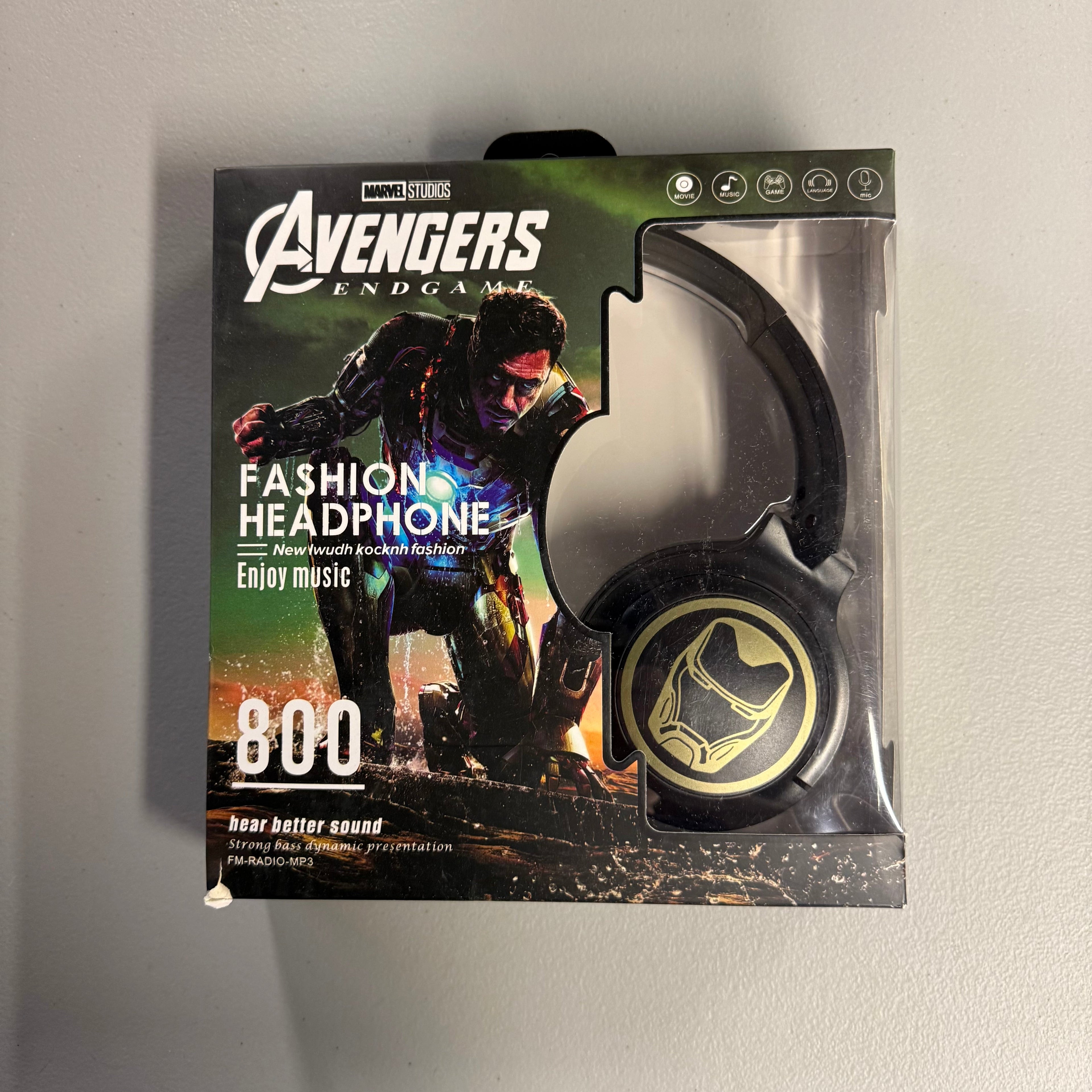 Marvel Avengers Endgame Fashion Wireless Headphones Model 800 (New)