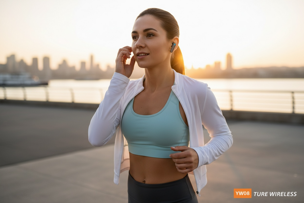 YW08 ANC True Wireless Earbuds - Bluetooth 5.4 with Active Noise Cancellation (Brand New, Sealed)