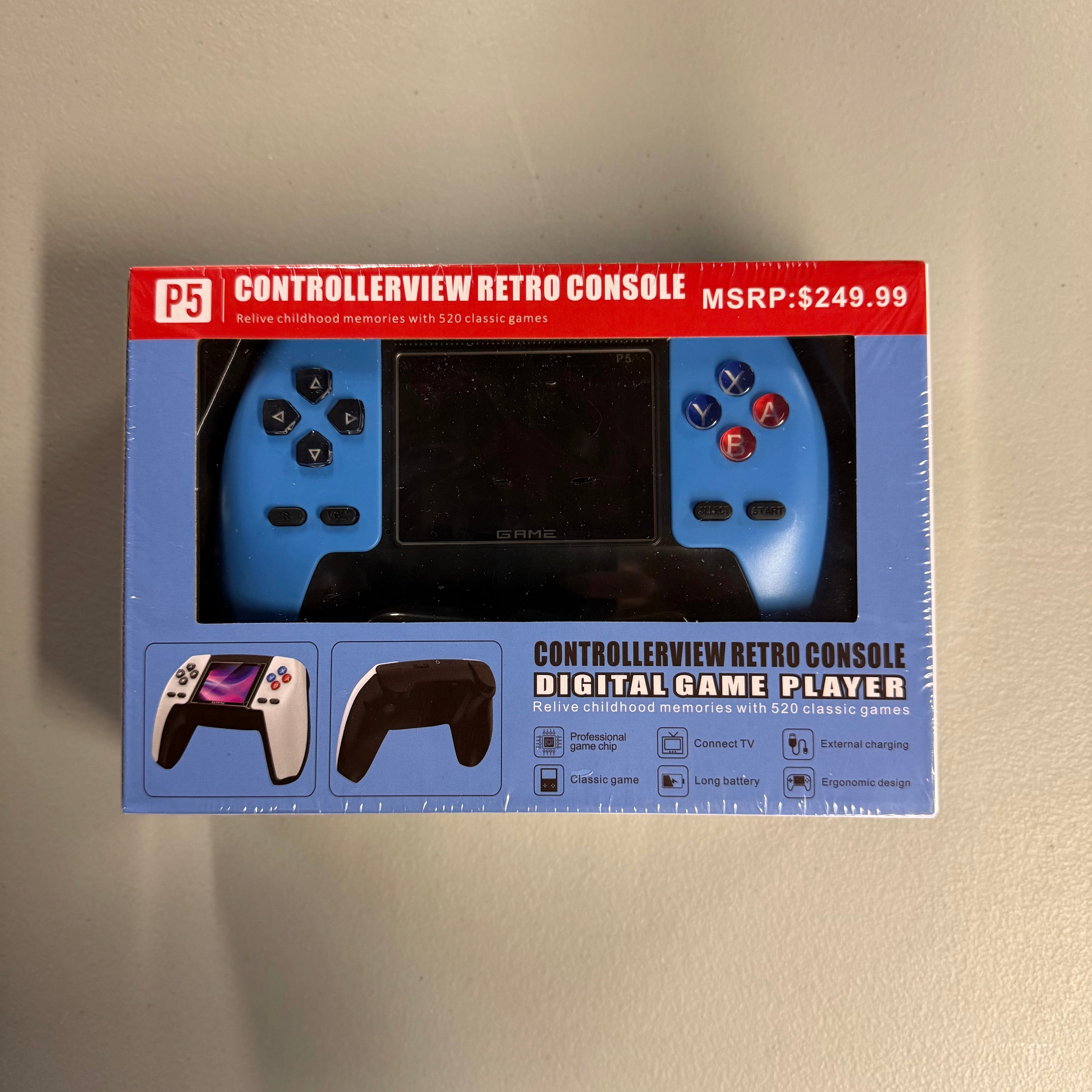 P5 ControllerView Retro Console - Digital Game Player