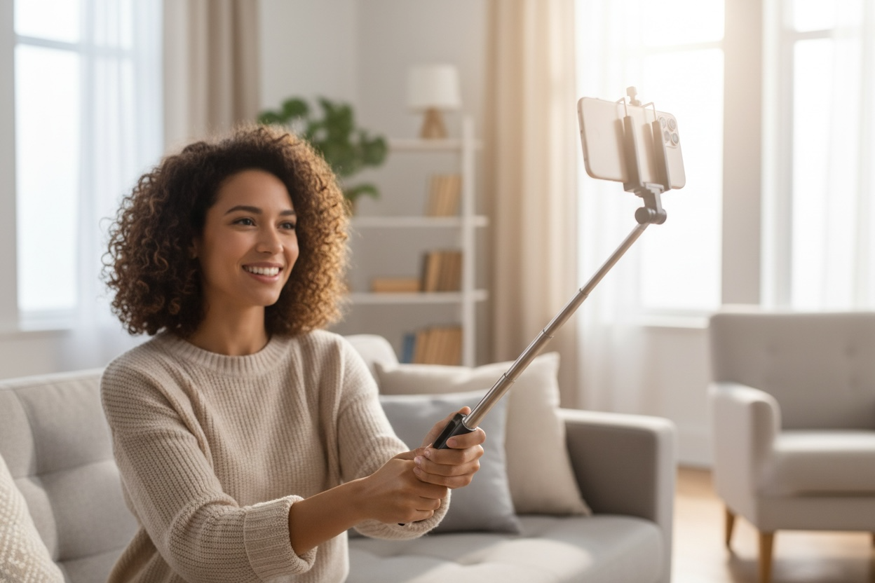 Tinksen Bluetooth Selfie Stick with Tripod Model 992 - Open Box Like New