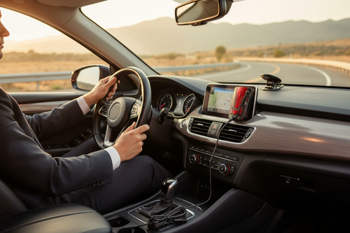 360° Full-Band Radar Detector with GPS & Voice Alerts - Car Speed Testing System (Open Box)