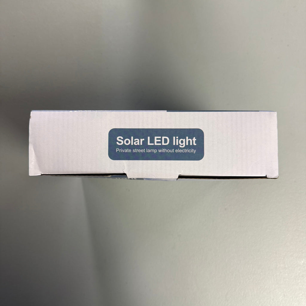 Solar LED Light - 300 LED Outdoor Street Lamp with USB Charging (Open Box, Like New)