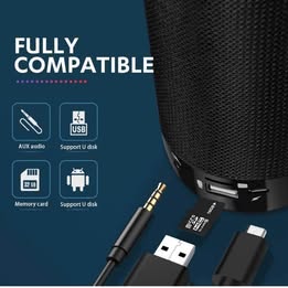 TG Portable Bluetooth Speaker - Wireless Speaker with Phone Holder & 12 Premium Features