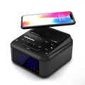 Emerson SmartSet Alarm Clock Radio - ER100120 with Qi Wireless Charging & Bluetooth Speaker