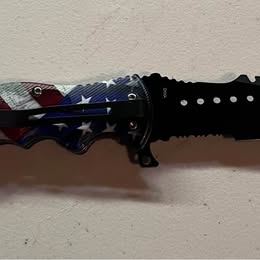 Tactical Folding Knife - Spring Assisted Pocket Knife with Decorative Handle Designs