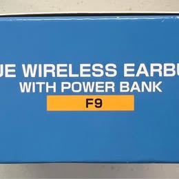 F9 True Wireless Earbuds - TWS Bluetooth Earbuds with Power Bank & Digital Display