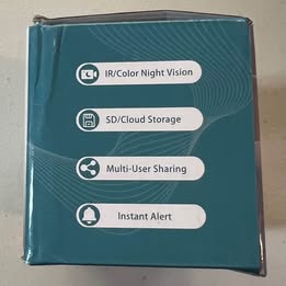 Smart Security Camera - 360 Degree Indoor Home Surveillance with 1080P Two-Way Audio & Real Time Alarm