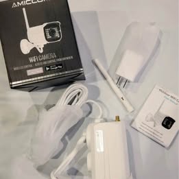 AMICCOM WiFi Camera - Wireless Outdoor Security Camera with Night Vision & Mobile App Control