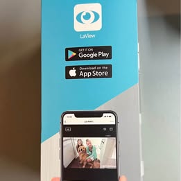 LaView F1 Security Camera 4-Pack - 1080P HD WiFi Indoor Cameras with Night Vision & Motion Detection