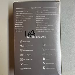 Fitness Tracker Smart Bracelet - IP67 Waterproof Activity Monitor with Heart Rate & Sleep Tracking