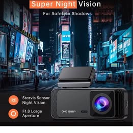 V300 Dash Camera - 2K HD Car Dashboard Camera with Super Night Vision & WiFi App