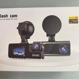 Dual Lens Dash Camera - 2.7" HD 1296P Front & Rear Car DVR with Night Vision & G-Sensor