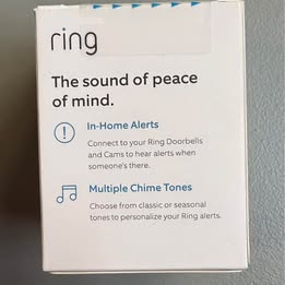 Ring Chime - Plug-in Chime for Ring Video Doorbells and Security Cameras