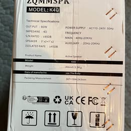 ZQMMSPK Computer Speakers - Model K40 USB Powered Desktop Speakers with Dual Drivers