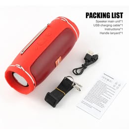 Charge Mini Portable Bluetooth Speaker - Waterproof Wireless Speaker with Splashproof Design