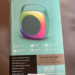 WS-1050BT Mobile Multimedia Speaker - Portable Bluetooth Speaker with RGB LED Lights