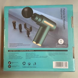 Pistola De Massagem - Professional Percussion Massage Gun with Multiple Heads