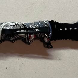 Tactical Folding Knife - Spring Assisted Pocket Knife with Decorative Handle Designs