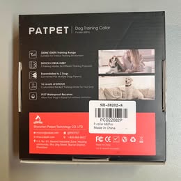 PATPET Dog Training Collar - Rechargeable Remote Training System with 3 Modes