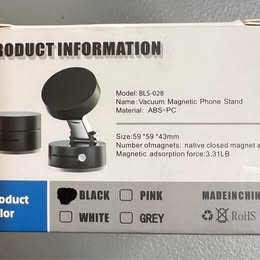 Magnetic Phone Stand - 360° Adjustable Desktop Holder with Double-Sided Absorption