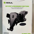 iSOUL 3-in-1 Car Phone Mount - Air Vent & Dashboard Phone Holder