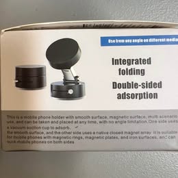 Magnetic Phone Stand - 360° Adjustable Desktop Holder with Double-Sided Absorption