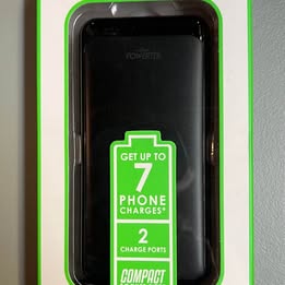GOMPACT 20,000mAh Portable Battery - Fast Charging Power Bank with Dual USB Ports