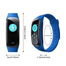 Fitness Tracker Smart Bracelet - IP67 Waterproof Activity Monitor with Heart Rate & Sleep Tracking