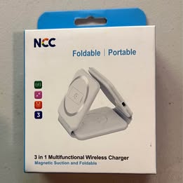 NCC 3-in-1 Multifunctional Wireless Charger - Foldable Portable Charging Station (Model W20)