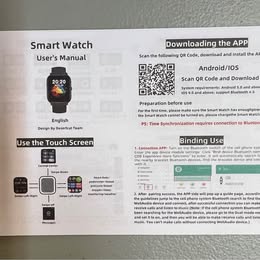 Smart Watch - Fitness Tracker with Heart Rate Monitor & Touch Screen