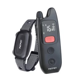 PATPET Dog Training Collar - Rechargeable Remote Training System with 3 Modes