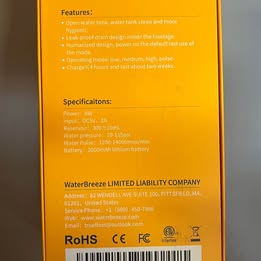 Cordless Water Flosser - Portable Rechargeable Dental Irrigator for Teeth Cleaning