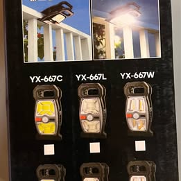 Solar Motion Sensor Security Light - 3-Head LED Outdoor Spotlight with PIR Detection