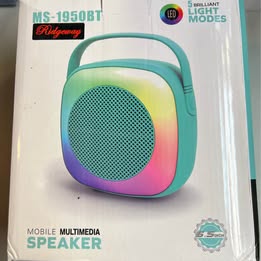 WS-1050BT Mobile Multimedia Speaker - Portable Bluetooth Speaker with RGB LED Lights