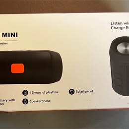 Charge Mini Portable Bluetooth Speaker - Waterproof Wireless Speaker with Splashproof Design