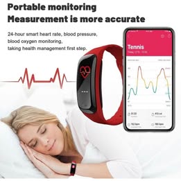 Fitness Tracker Smart Bracelet - IP67 Waterproof Activity Monitor with Heart Rate & Sleep Tracking